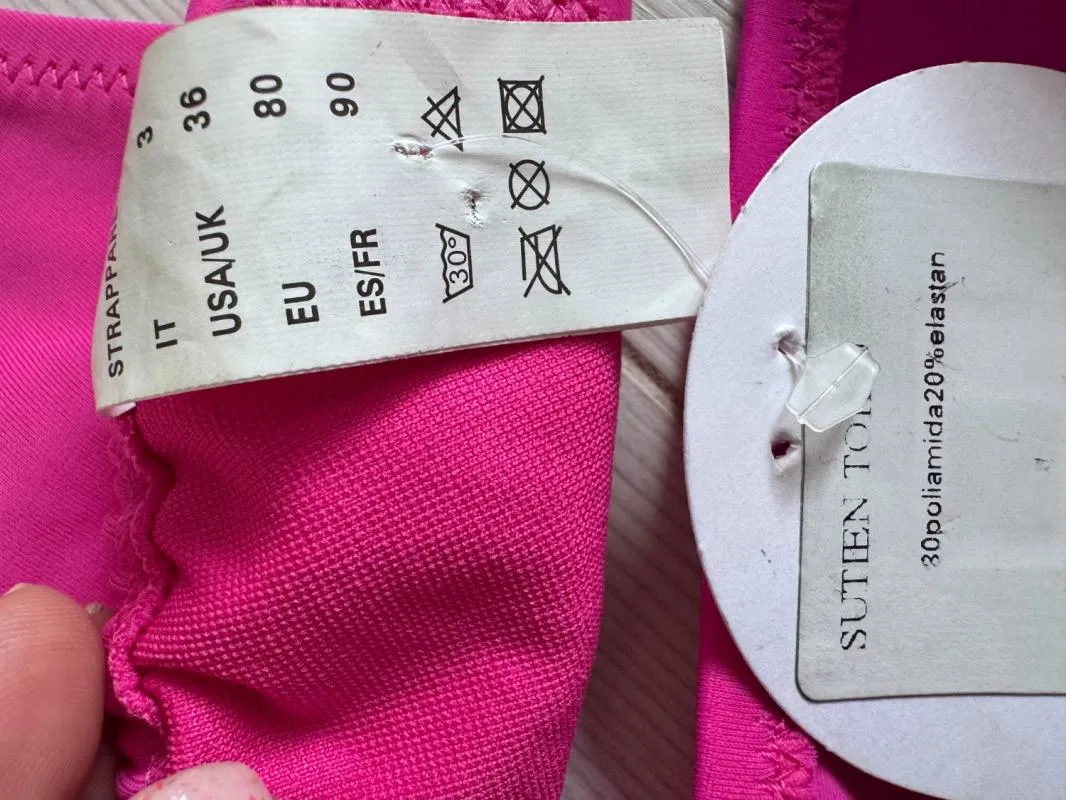 Set bikini Golden Lady M | Fuchsia, Poliamidă - Image 6