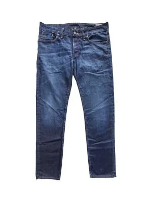 Blugi G-Star RAW L | Bleumarin, Lungi, Tapered (Conici) fit, Clasici Simpli