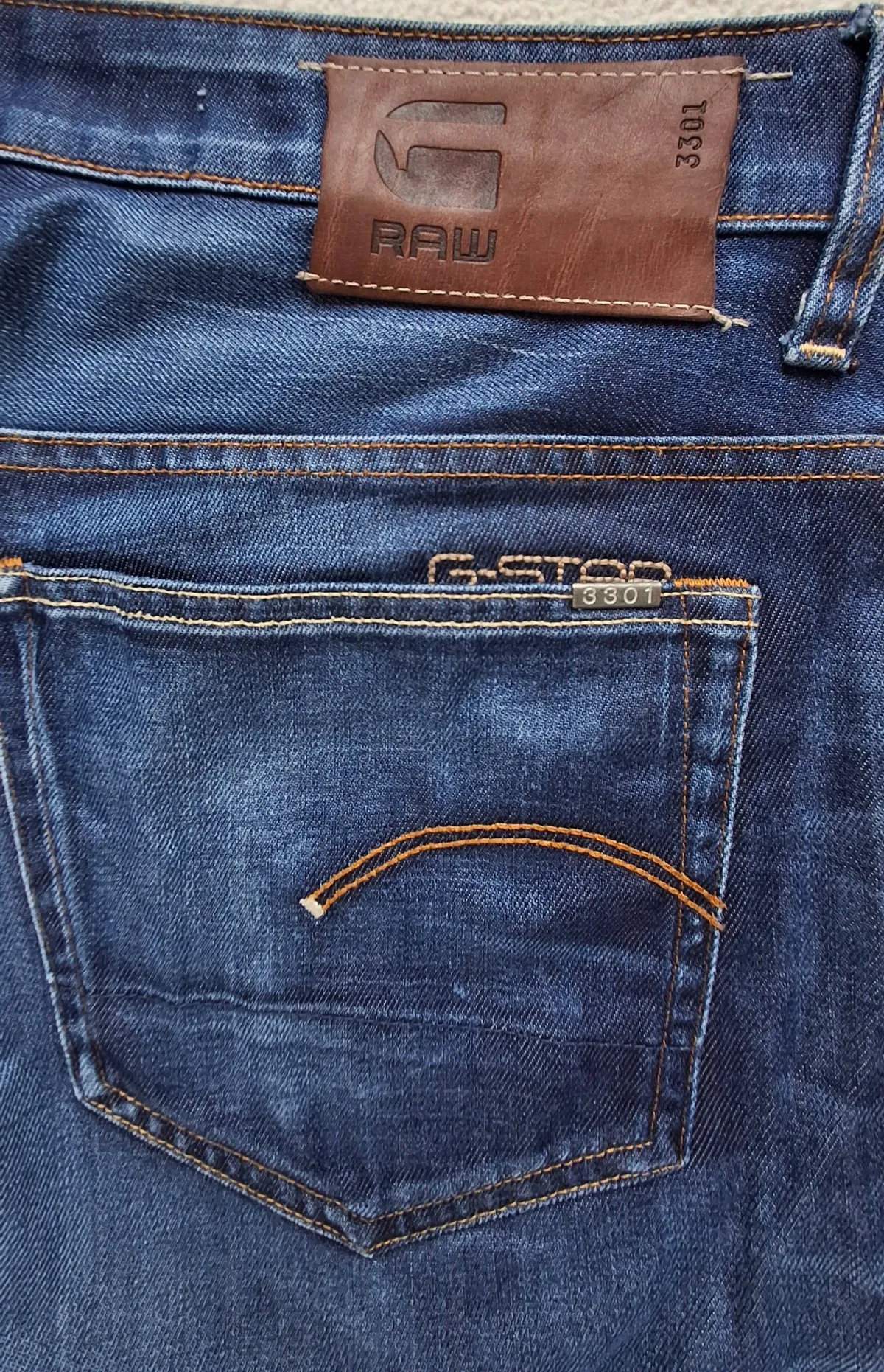 Blugi G-Star RAW L | Bleumarin, Lungi, Tapered (Conici) fit, Clasici  Simpli - Image 5