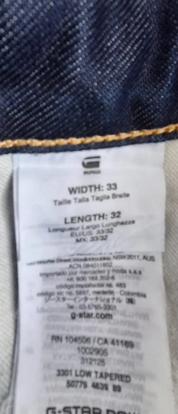 Blugi G-Star RAW L | Bleumarin, Lungi, Tapered (Conici) fit, Clasici  Simpli - Image 7