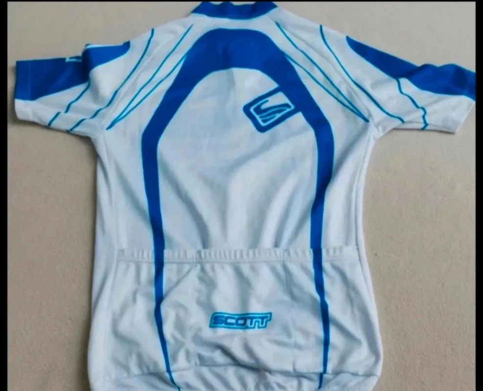 Tricou sport Scott S | Alb - Image 3
