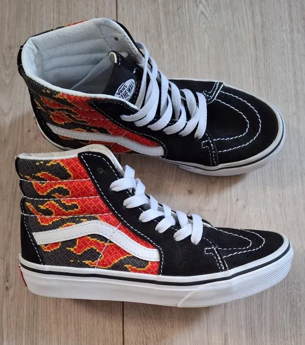 Sneakers Vans Băieți 32 | Negru - Image 5