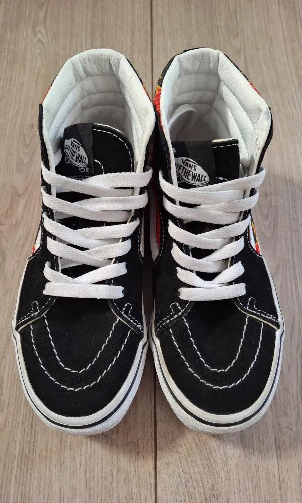 Sneakers Vans Băieți 32 | Negru - Image 2