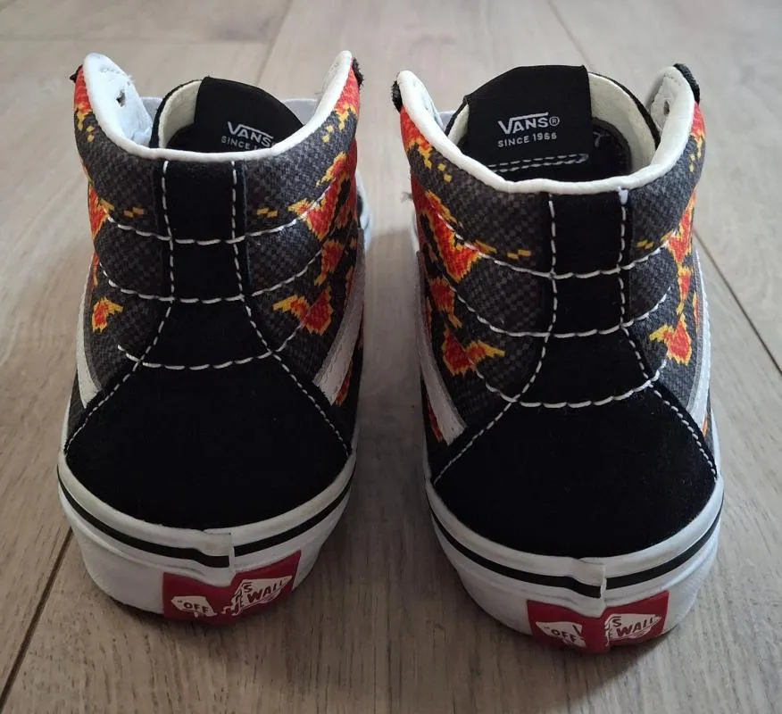Sneakers Vans Băieți 32 | Negru - Image 3