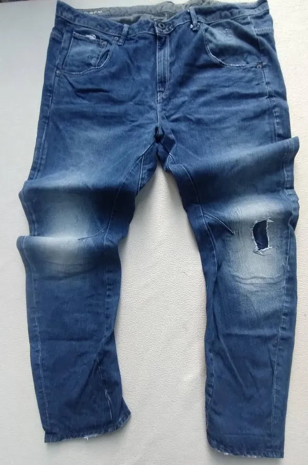 Blugi G-Star RAW L | Albastru, Lungi, Straight (Drepți) fit, Clasici  Simpli - Image 2