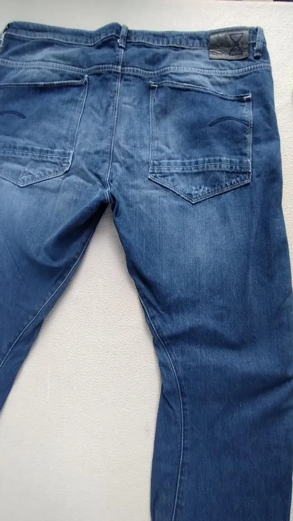Blugi G-Star RAW L | Albastru, Lungi, Straight (Drepți) fit, Clasici  Simpli - Image 5