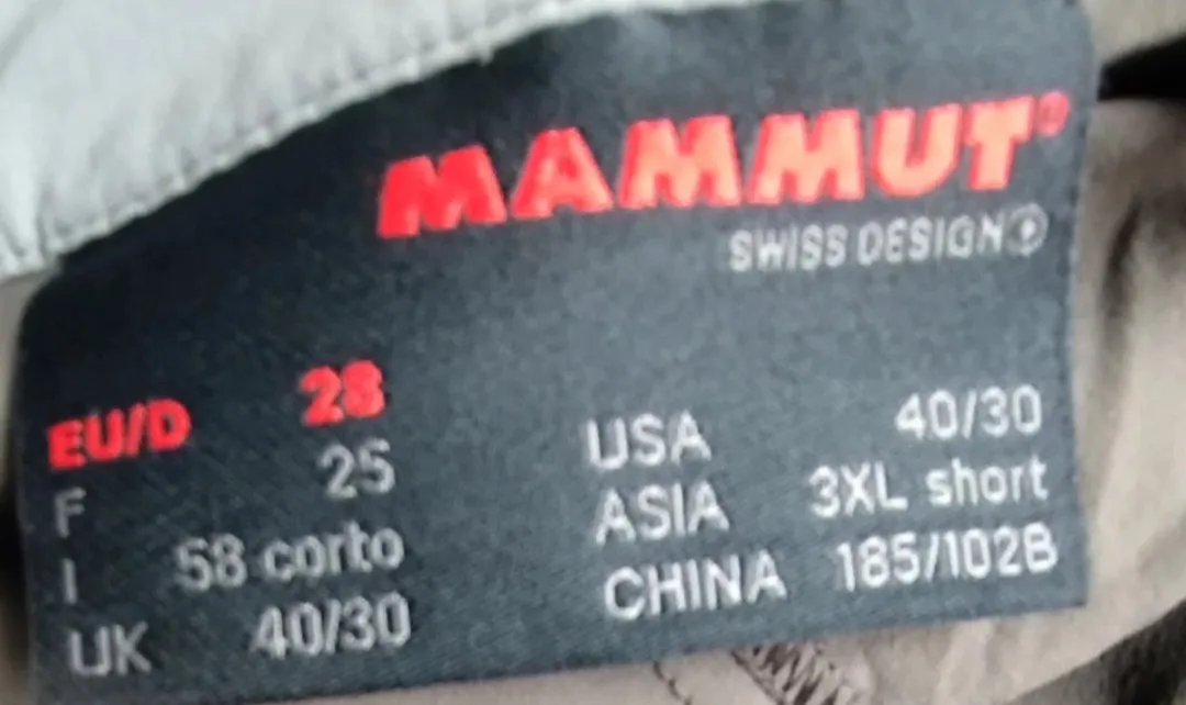 Pantaloni sport Mammut XL | Gri - Image 5