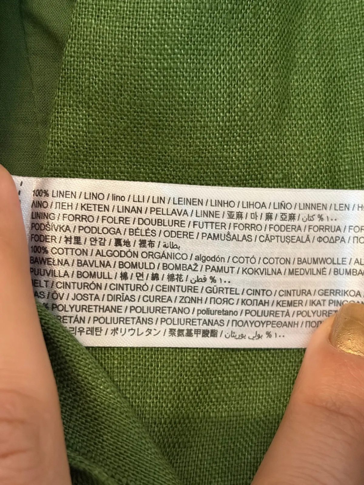 Salopetă Mango XS | Verde, Lungă, Fără mâneci, Monocrom, Decolteu în V, In - Image 7