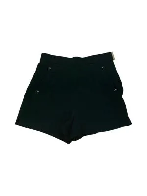 Pantaloni H&M M | Verde, Scurți, Talie înaltă, Regular (Standard) fit, Clasici Casual