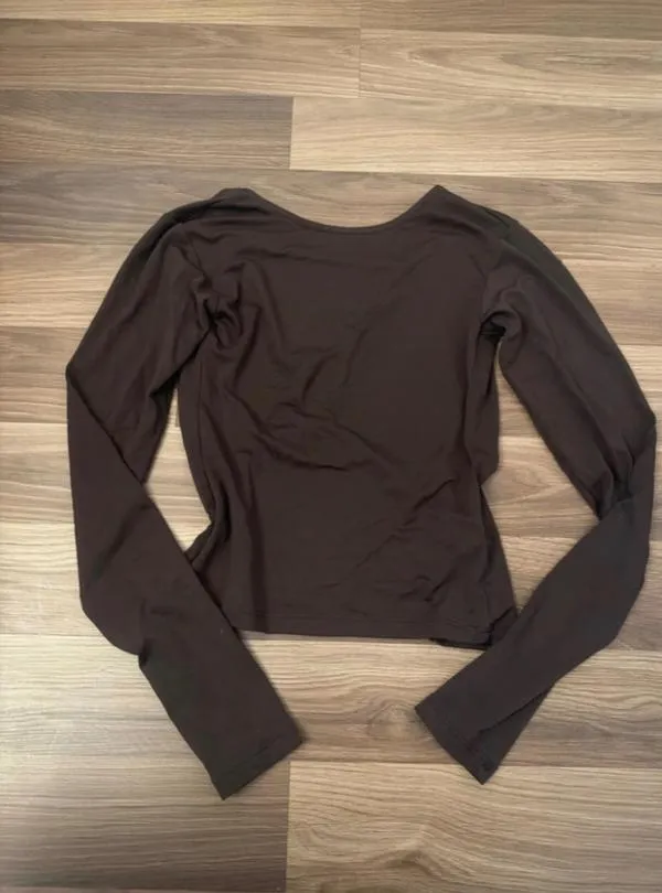 Bluză Pull&Bear S | Maro, Normal, Mânecă lungă, Regular fit - Image 5