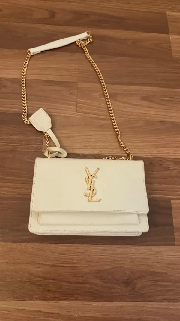 Geantă de umăr Yves Saint Laurent | Alb - Image 2