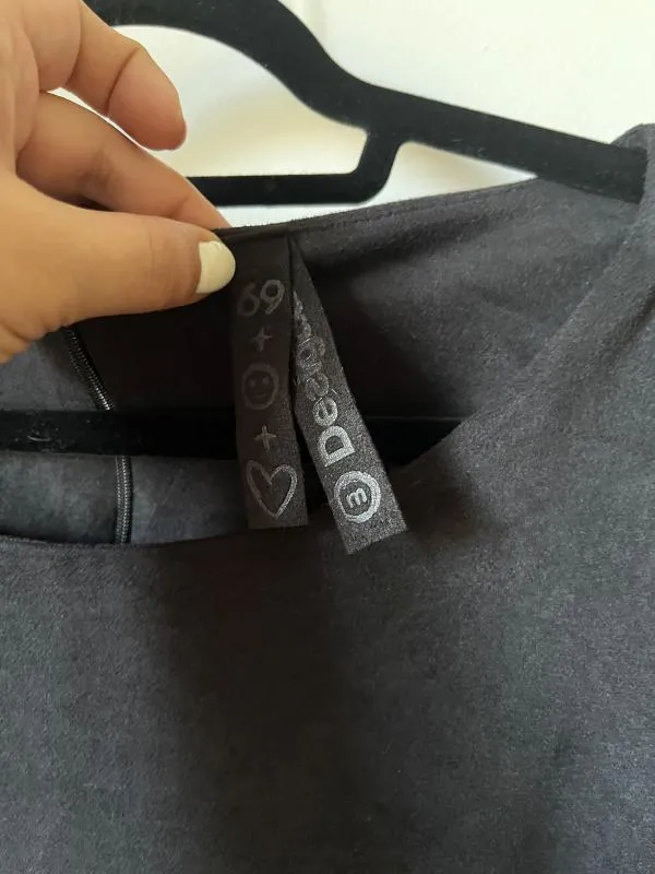 Rochie casual Desigual M | Negru, Mini, Mânecă scurtă, Logo, Dantelă, Sintetic - Image 6