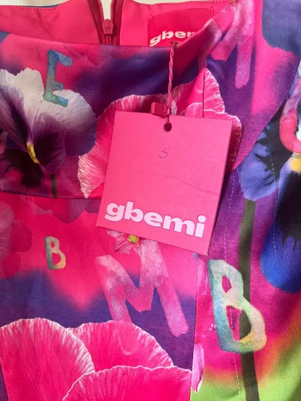 Rochie de vară Gbemi S | Multicolor, Mini, Bretele subțiri, Floral & Tropical, Sintetic - Image 7