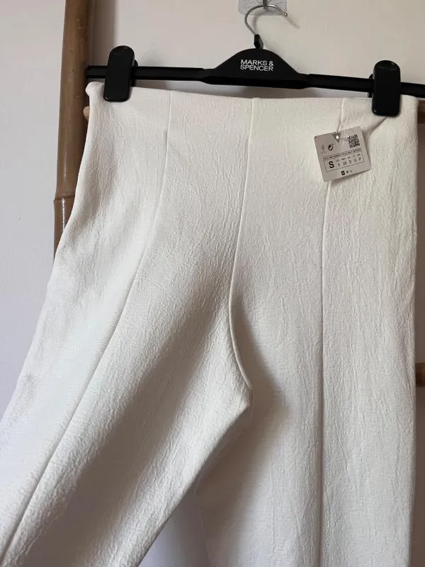 Compleu Zara S | Alb, Bumbac - Image 11