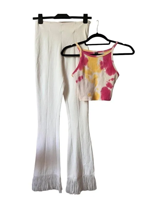 Compleu Zara S | Alb, Bumbac