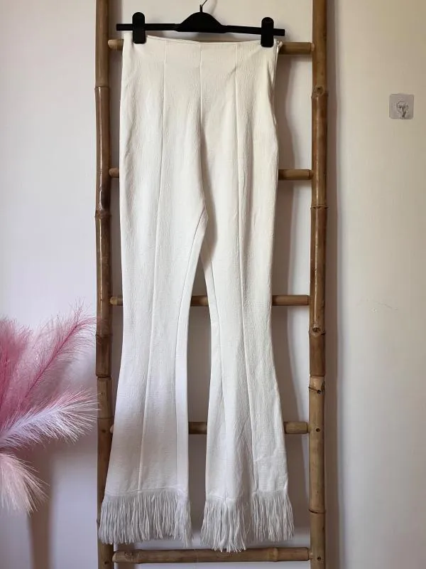 Compleu Zara S | Alb, Bumbac - Image 6