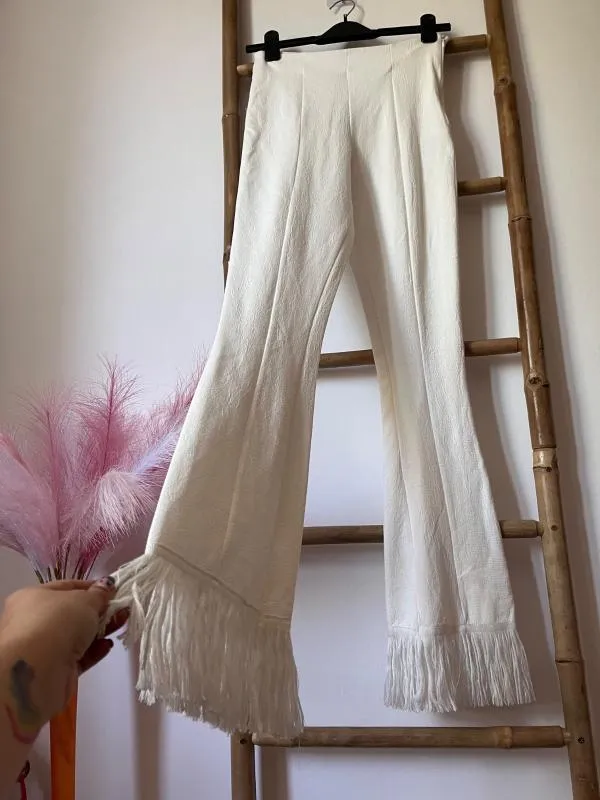 Compleu Zara S | Alb, Bumbac - Image 7