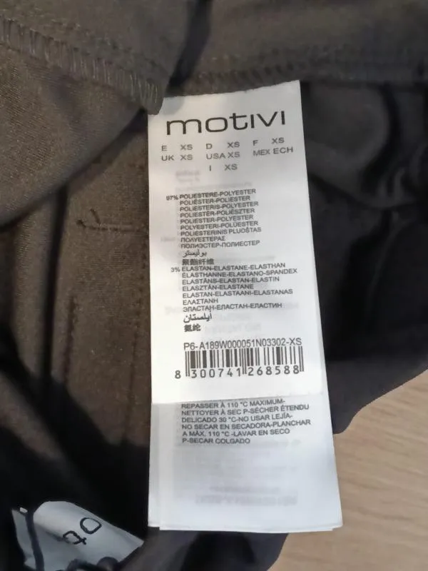 Pantaloni Motivi XS | Negru, Lungi, Talie medie, Tapered (Conici) fit, Clasici Casual, Poliester - Image 4
