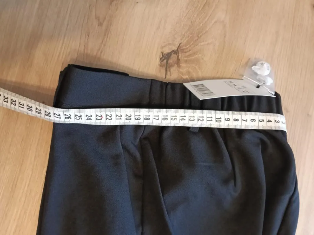Pantaloni Motivi XS | Negru, Lungi, Talie medie, Tapered (Conici) fit, Clasici Casual, Poliester - Image 5