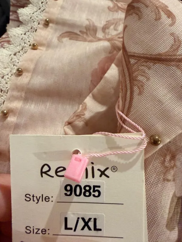 Rochie de ocazie Remix L | Multicolor, Maxi, Mânecă scurtă - Image 10