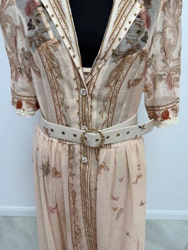 Rochie de ocazie Remix L | Multicolor, Maxi, Mânecă scurtă - Image 2