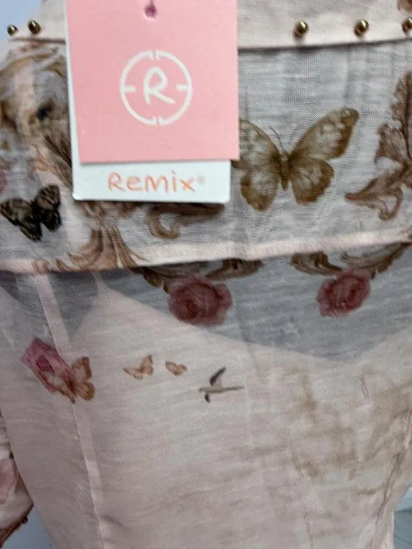 Rochie de ocazie Remix L | Multicolor, Maxi, Mânecă scurtă - Image 9