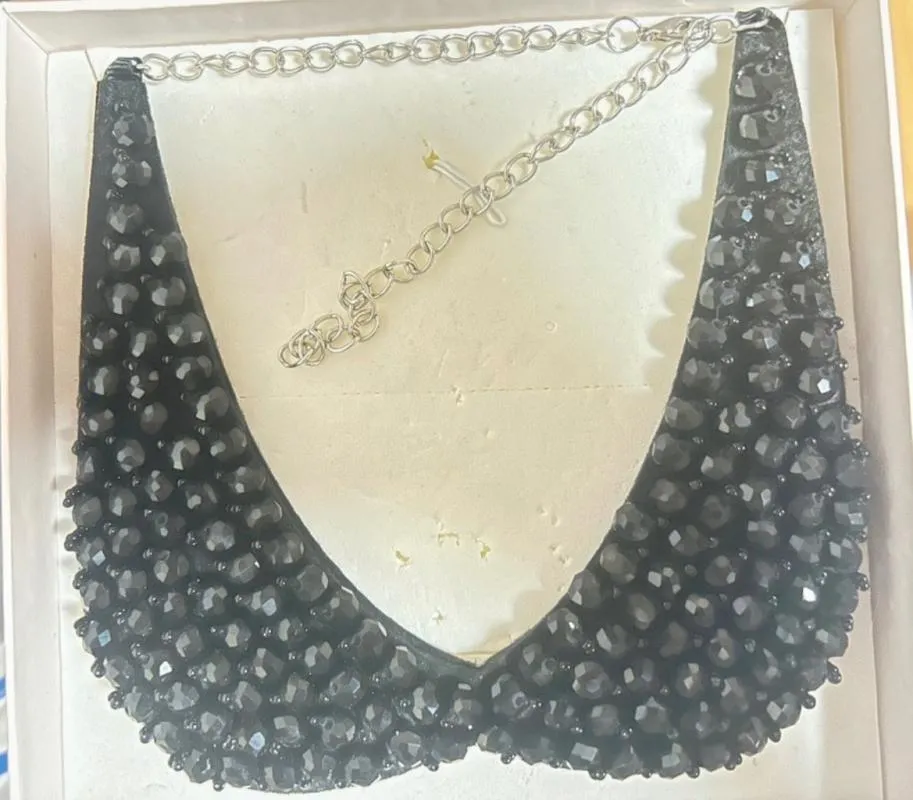 Colier tip guler Meli Melo | Negru - Image 2