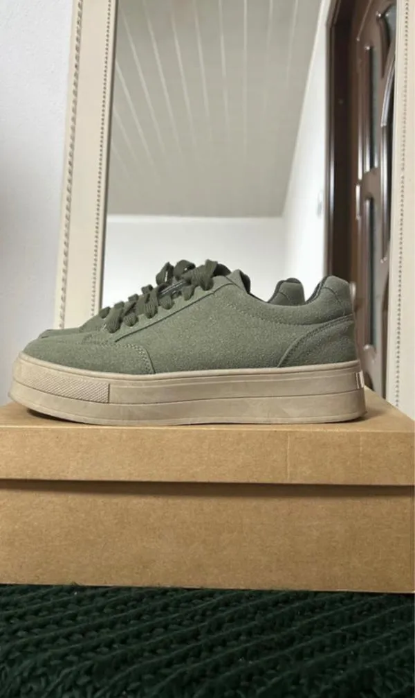 Sneakers platformă EU 39 | Khaki - Image 7