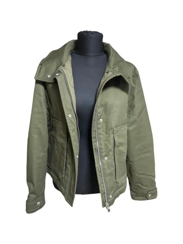 Jachetă Mango S | Khaki, Bumbac