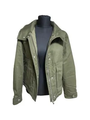 Jachetă Mango S | Khaki, Bumbac
