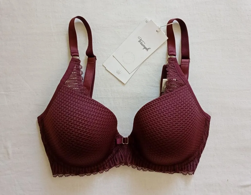 Sutien Triumph | Burgundy, Poliamidă - Image 8