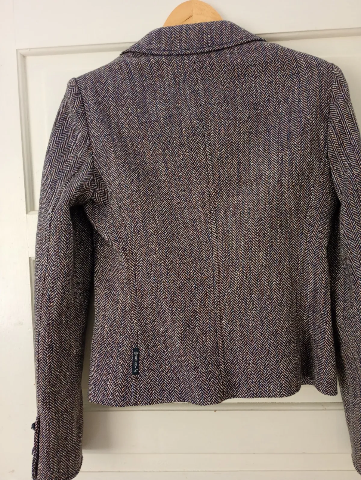 Sacou Armani Jeans S | Bej, Cropped (Scurt), Regular fit, Lână - Image 3