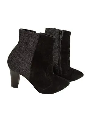 Botine mediu gros Larissa EU 34 | Negru