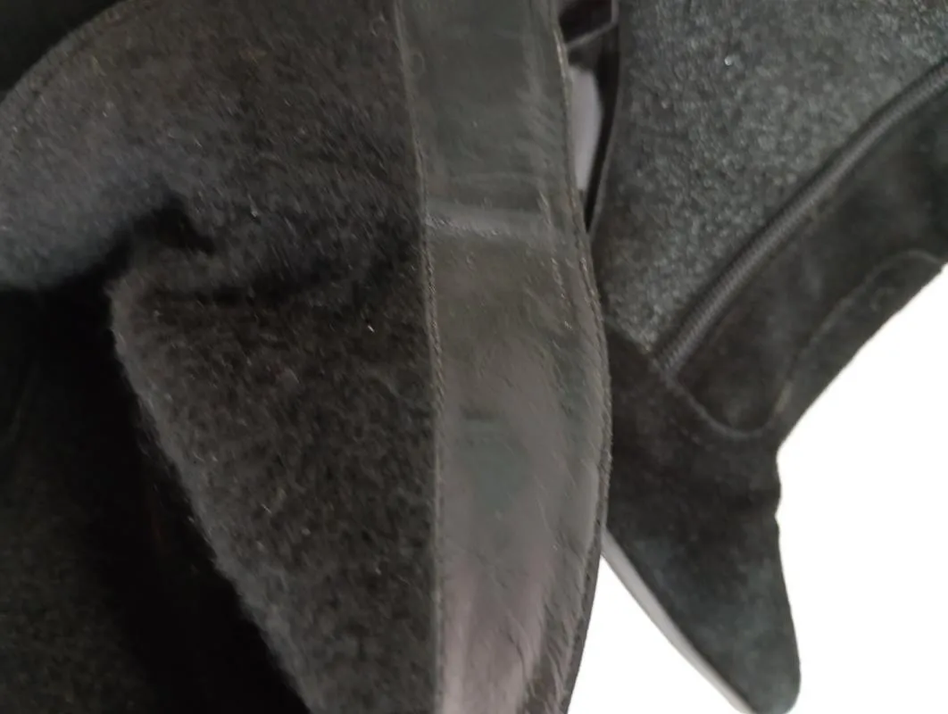 Botine mediu gros Larissa EU 34 | Negru - Image 4