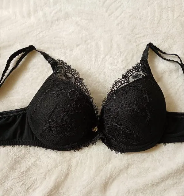 Sutien Orkide | Negru, Monocrom, Poliamidă - Image 12