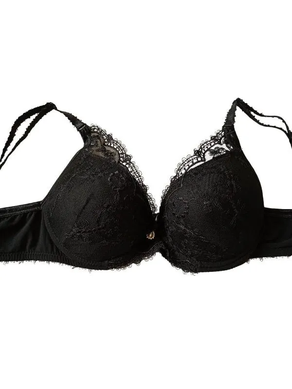 Sutien Orkide | Negru, Monocrom, Poliamidă