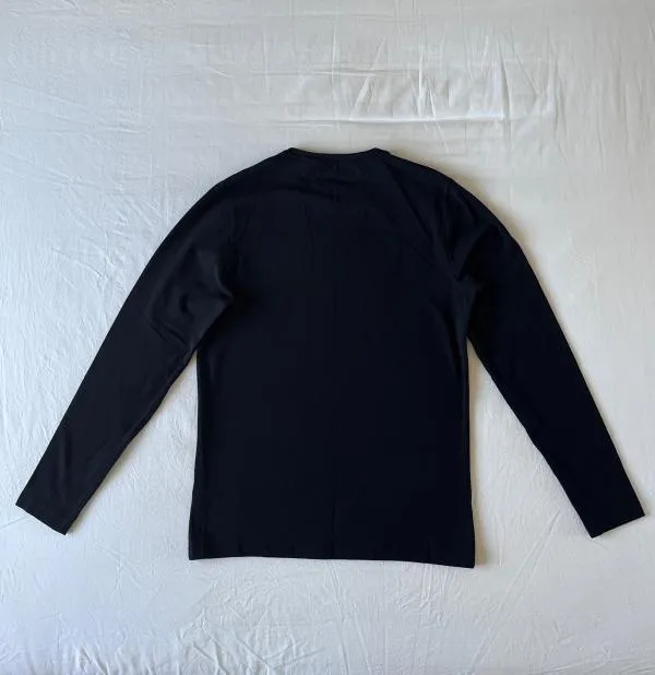 Bluză Tommy Hilfiger M | Negru, Mânecă lungă, Bumbac - Image 6