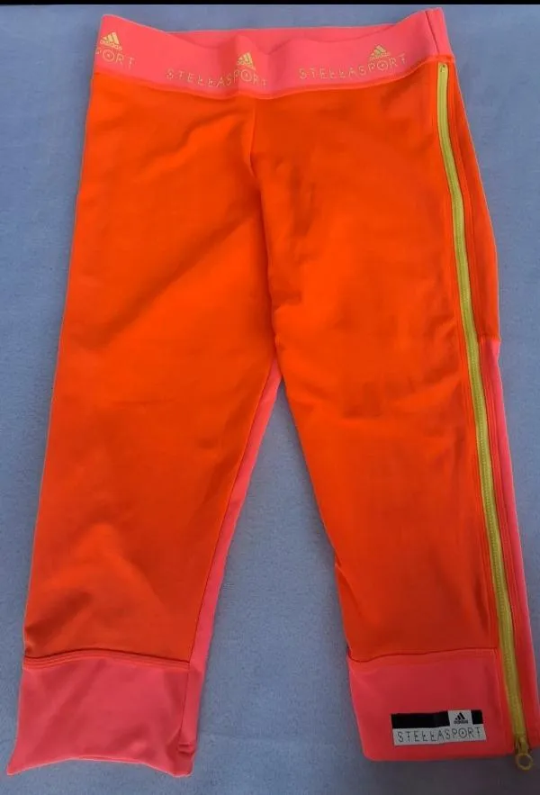 Colanți sport adidas M | Corai, Trei sferturi, Monocrom - Image 2