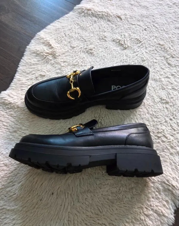 Mocasini platformă slip-on POSH By Poelman EU 40 | Negru - Image 6