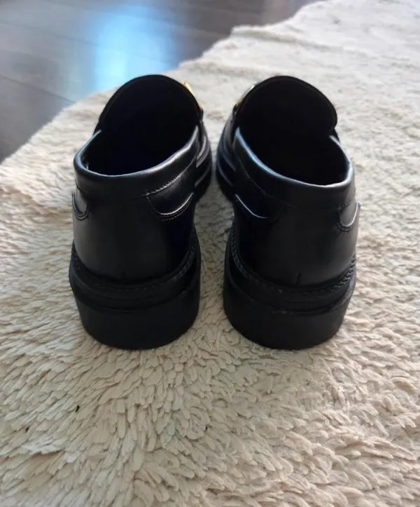 Mocasini platformă slip-on POSH By Poelman EU 40 | Negru - Image 7