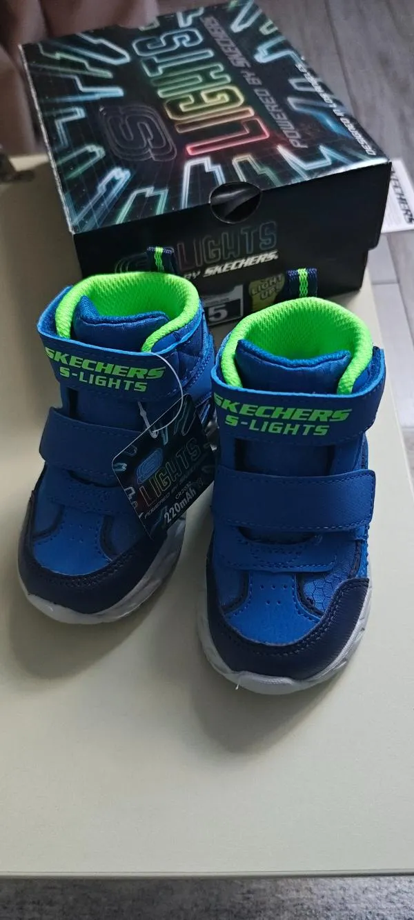 Ghete velcro Skechers Bebeluși (0-24 luni) 21 | Albastru - Image 2