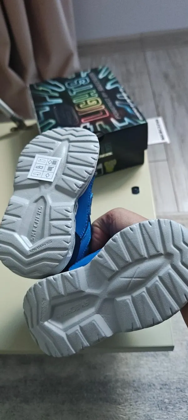 Ghete velcro Skechers Bebeluși (0-24 luni) 21 | Albastru - Image 3