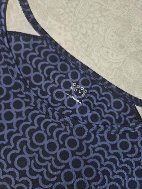 Bustieră sport M&S L | Albastru, Monocrom, Poliuretan - Image 7