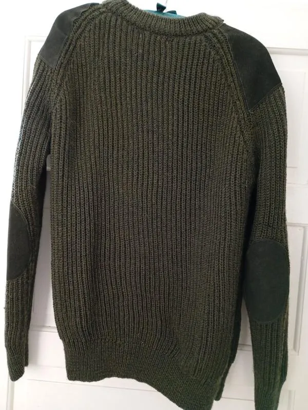 Pulover la baza gâtului WoolOvers L | Khaki, Monocrom, Lână - Image 2