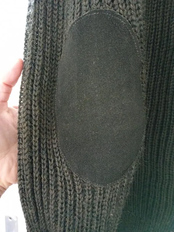 Pulover la baza gâtului WoolOvers L | Khaki, Monocrom, Lână - Image 5