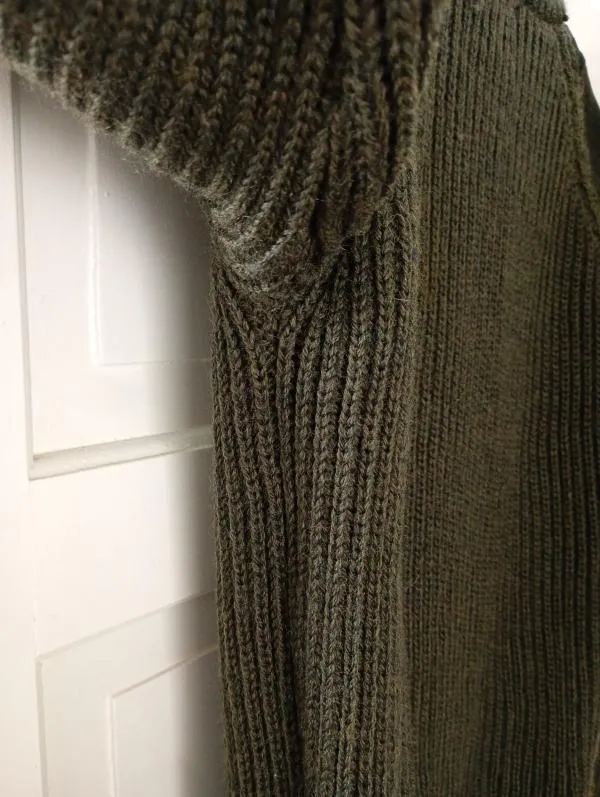 Pulover la baza gâtului WoolOvers L | Khaki, Monocrom, Lână - Image 7