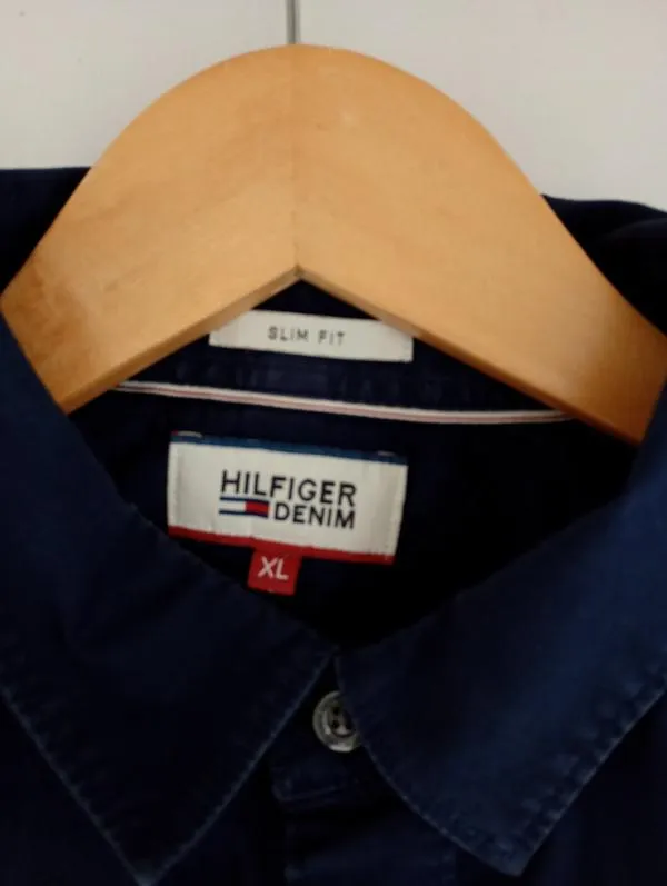 Cămașă Tommy Hilfiger XL | Bleumarin, Mânecă lungă, Bumbac - Image 3