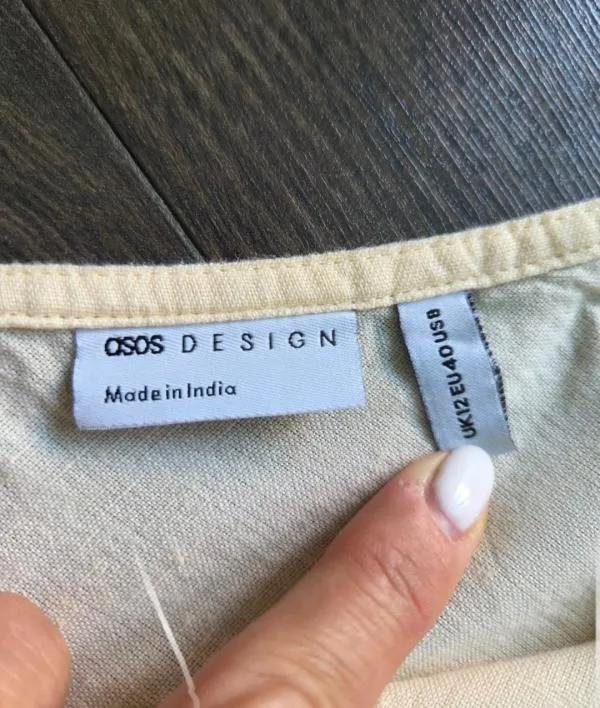 Fustă ASOS L | Bej, Maxi, Talie medie, Cloș fit - Image 4