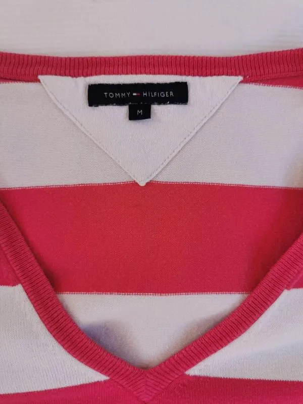 Pulover cu anchior Tommy Hilfiger M | Roșu, Normal, Mulat Cambrat fit, Logo, Bumbac - Image 4