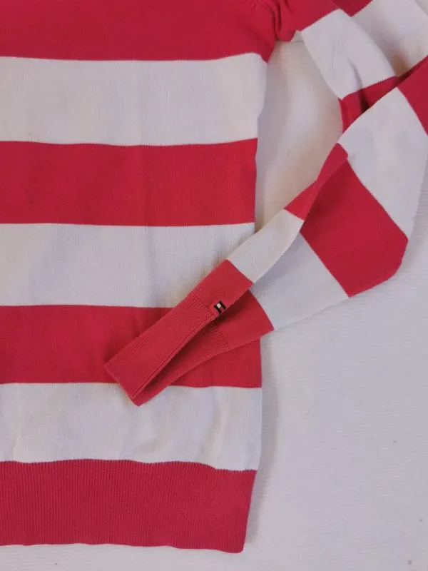 Pulover cu anchior Tommy Hilfiger M | Roșu, Normal, Mulat Cambrat fit, Logo, Bumbac - Image 5